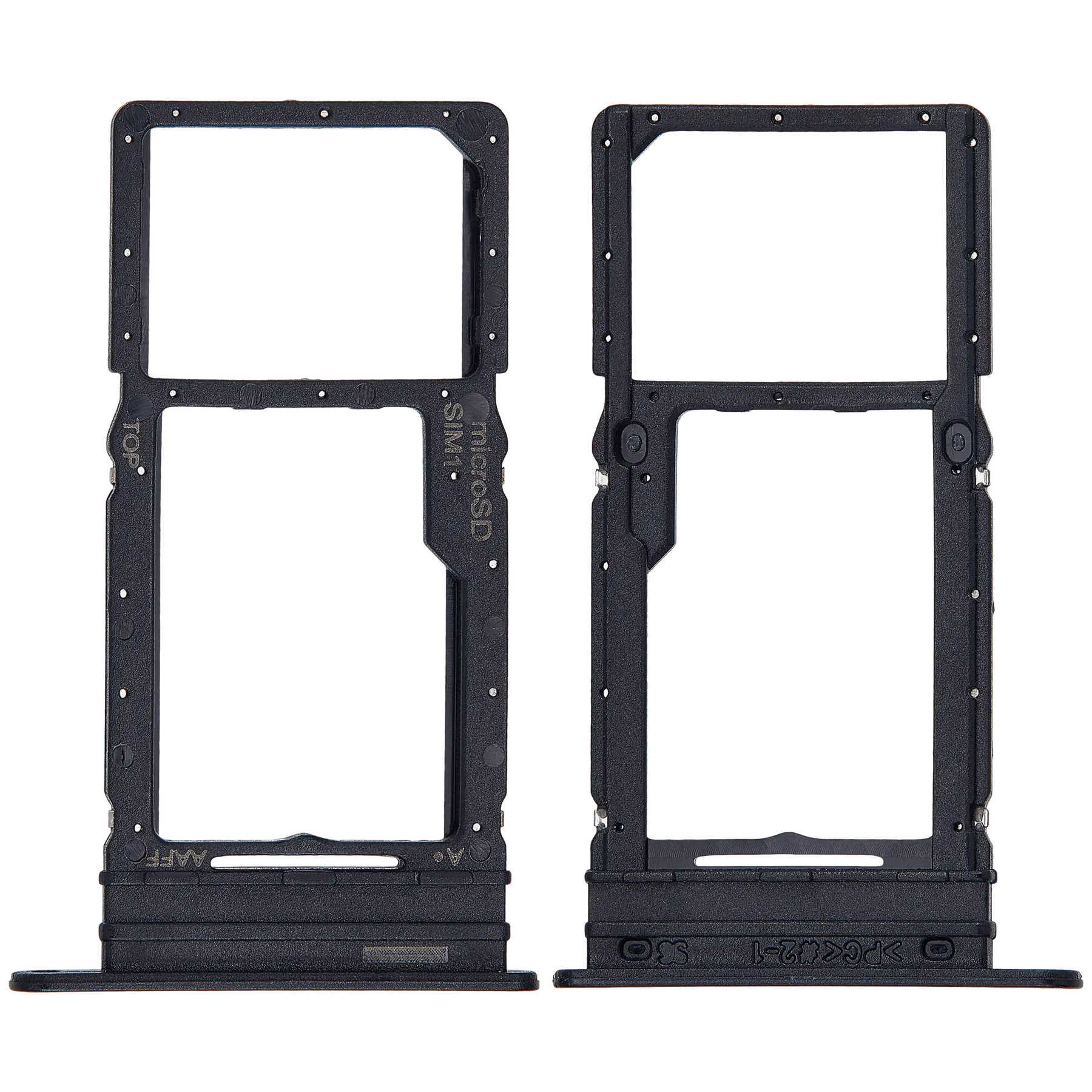 Single Sim Card Tray Compatible For Samsung Galaxy A16 5G (A166 / 2024) (Premium) (Blue Black)