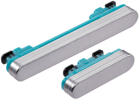 Hard Buttons (Power / Volume) Compatible For Samsung Galaxy S24 FE 5G (Premium) (Gray)