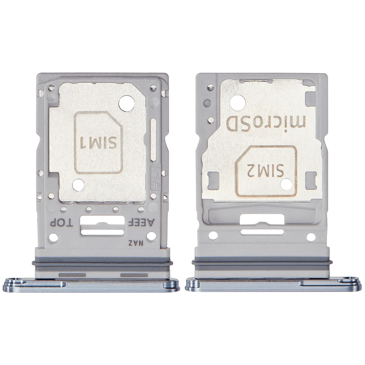 Dual Sim Card Tray Replacement Compatible For Samsung Galaxy A55 5G (A556 / 2024) (Premium)(Iceblue)