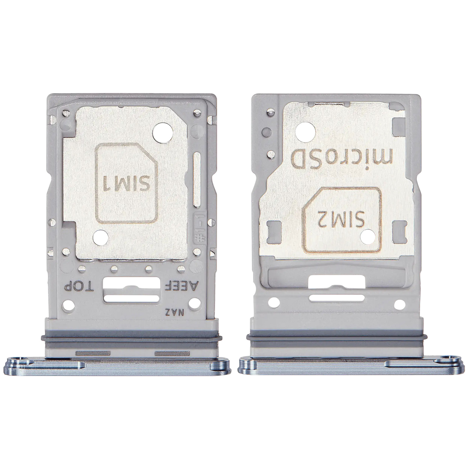 Dual Sim Card Tray Replacement Compatible For Samsung Galaxy A55 5G (A556 / 2024) (Premium)(Iceblue)