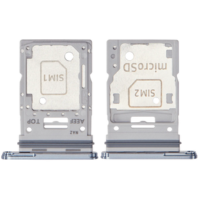 Dual Sim Card Tray Replacement Compatible For Samsung Galaxy A55 5G (A556 / 2024) (Premium)(Iceblue)