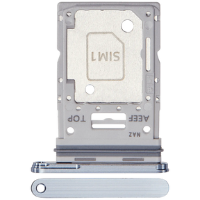 Dual Sim Card Tray Replacement Compatible For Samsung Galaxy A55 5G (A556 / 2024) (Premium)(Iceblue)