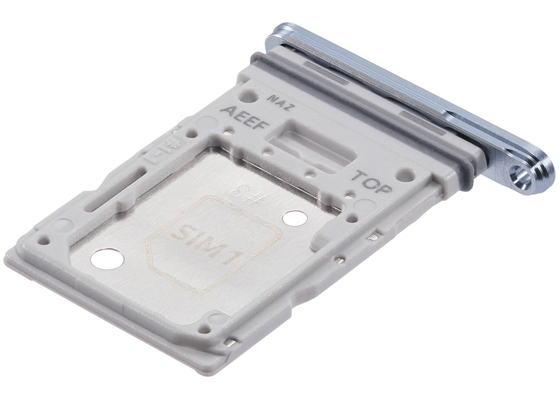 Dual Sim Card Tray Replacement Compatible For Samsung Galaxy A55 5G (A556 / 2024) (Premium)(Iceblue)