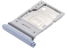 Dual Sim Card Tray Replacement Compatible For Samsung Galaxy A55 5G (A556 / 2024) (Premium)(Iceblue)