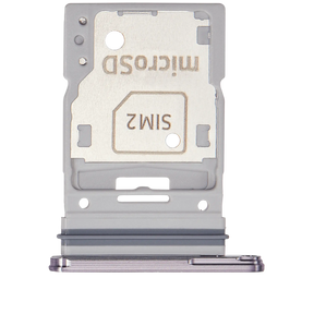 Dual Sim Card Tray Replacement Compatible For Samsung Galaxy A55 5G (A556 / 2024) (Premium)(Lilac)