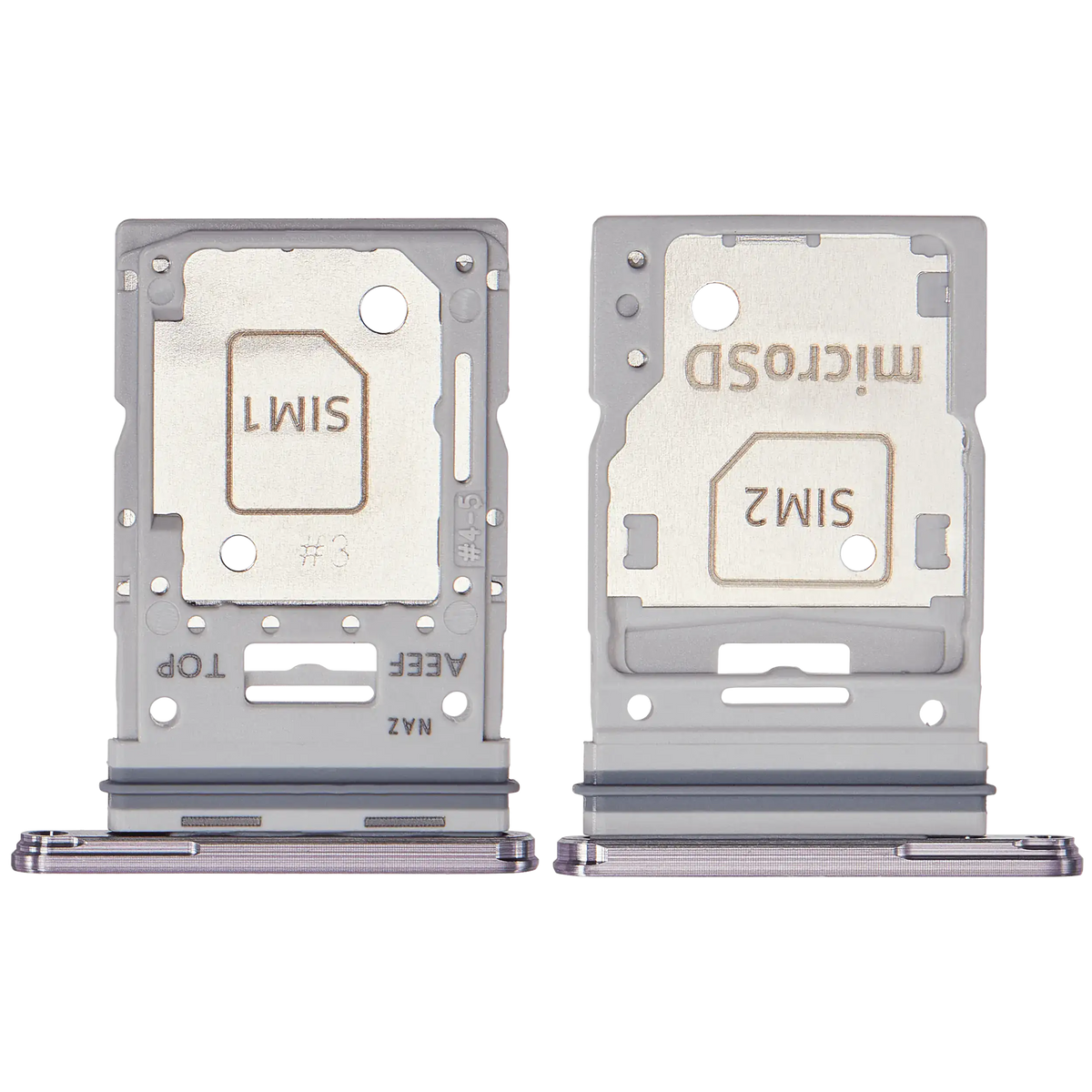 Dual Sim Card Tray Replacement Compatible For Samsung Galaxy A55 5G (A556 / 2024) (Premium)(Lilac)