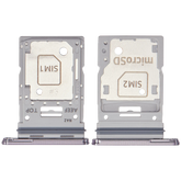 Dual Sim Card Tray Replacement Compatible For Samsung Galaxy A55 5G (A556 / 2024) (Premium)(Lilac)