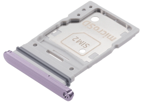 Dual Sim Card Tray Replacement Compatible For Samsung Galaxy A55 5G (A556 / 2024) (Premium)(Lilac)