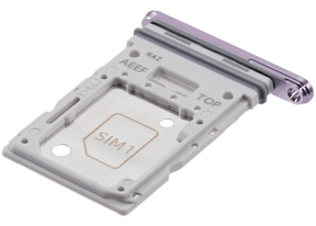 Dual Sim Card Tray Replacement Compatible For Samsung Galaxy A55 5G (A556 / 2024) (Premium)(Lilac)