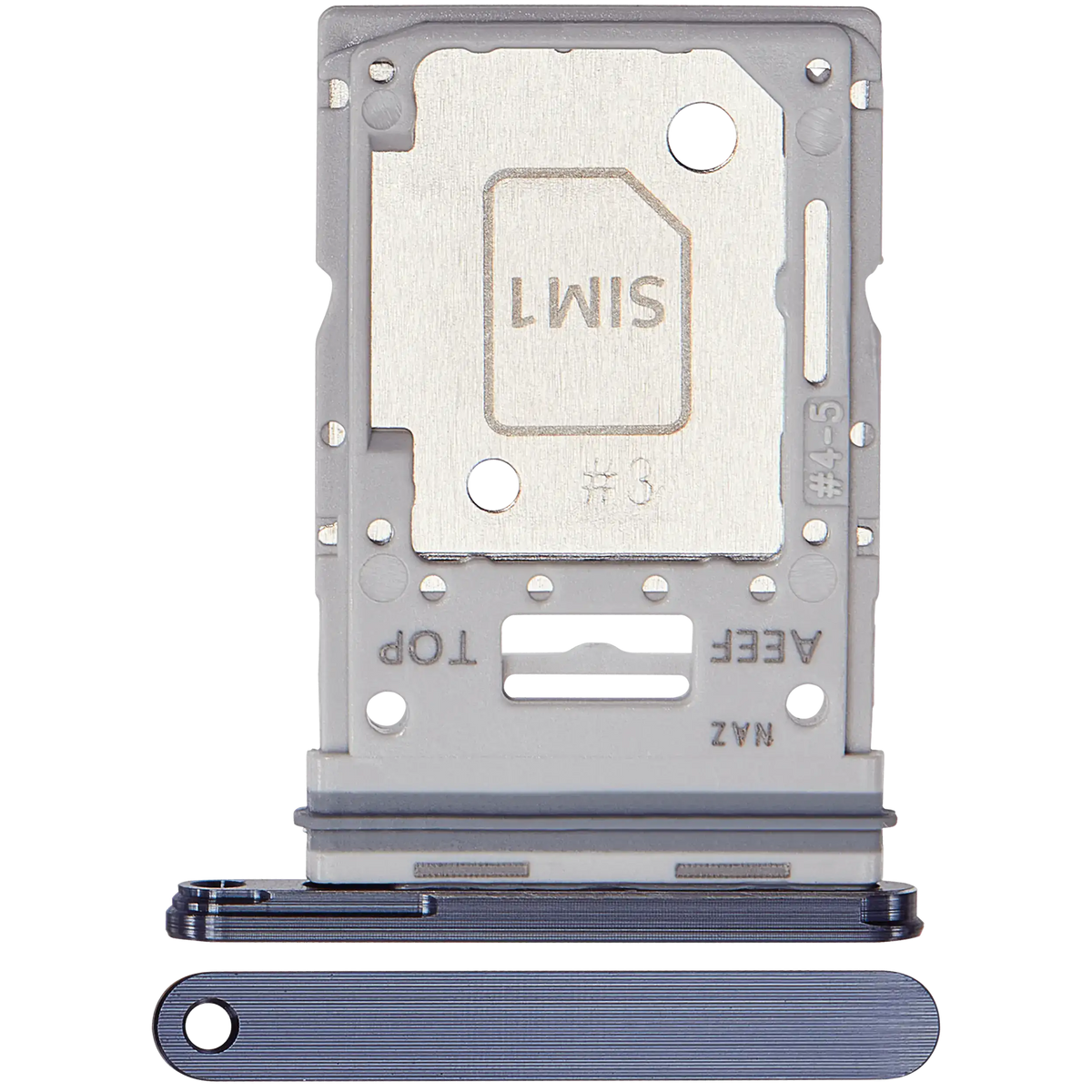 Dual Sim Card Tray Replacement Compatible For Samsung Galaxy A55 5G (A556 / 2024) (Premium)(Navy)