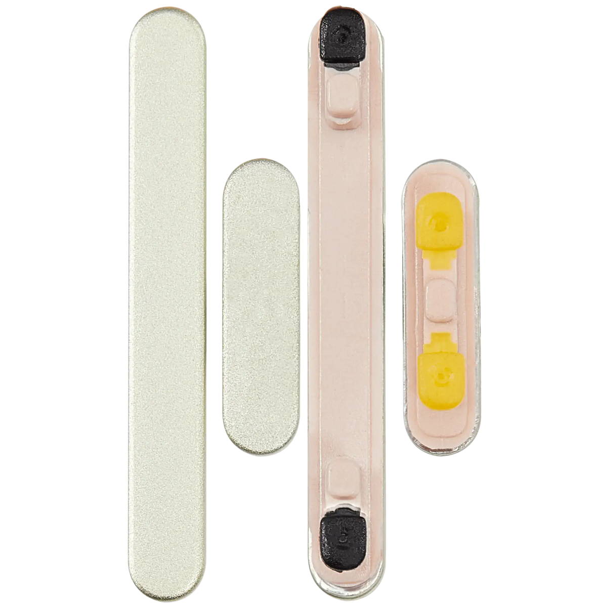 Replacement Hard Buttons (Power / Volume) Compatible For Samsung Galaxy A55 5G (A556 / 2024) (Premium)(Lemon)