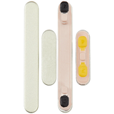 Replacement Hard Buttons (Power / Volume) Compatible For Samsung Galaxy A55 5G (A556 / 2024) (Premium)(Lemon)