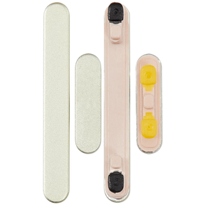 Replacement Hard Buttons (Power / Volume) Compatible For Samsung Galaxy A55 5G (A556 / 2024) (Premium)(Lemon)