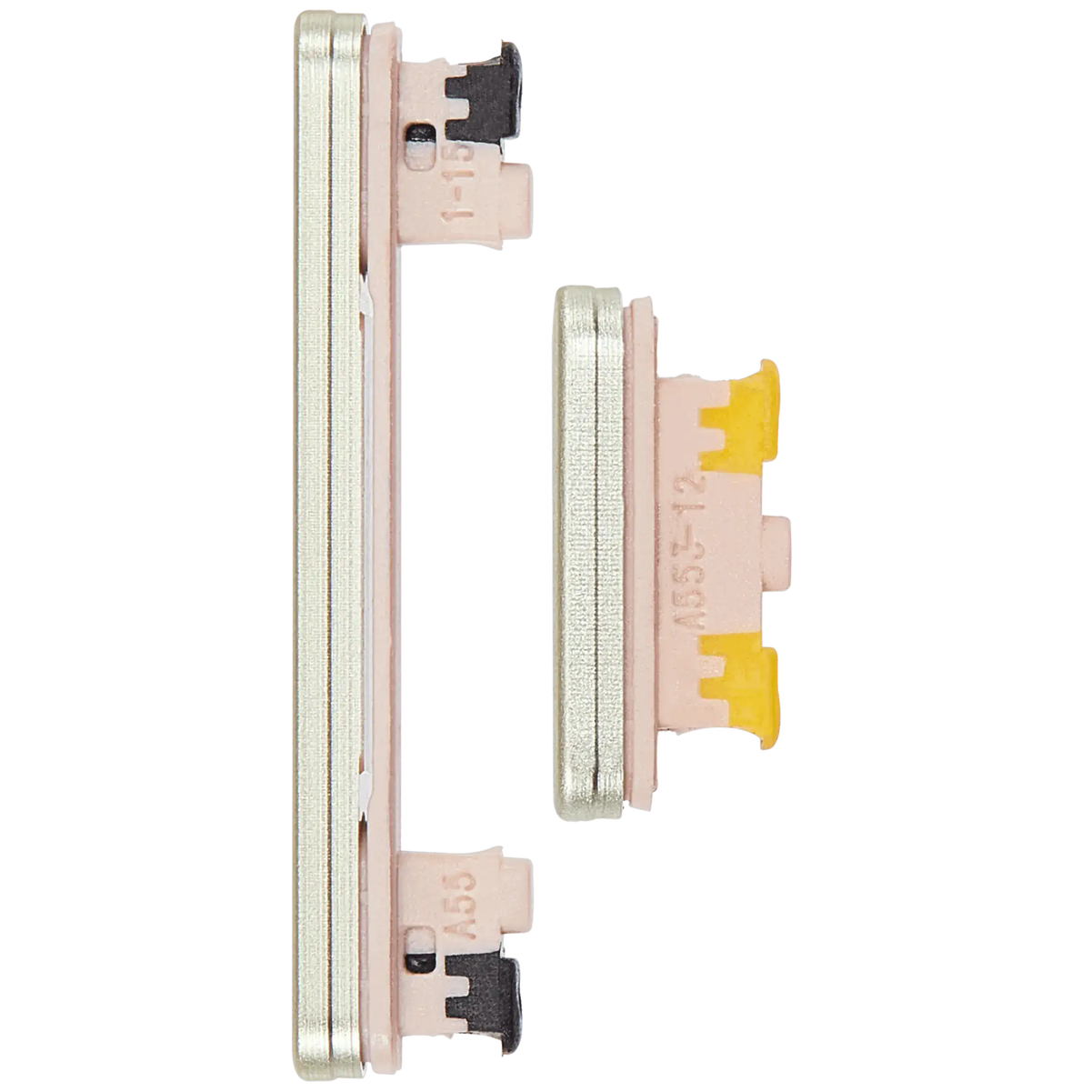 Replacement Hard Buttons (Power / Volume) Compatible For Samsung Galaxy A55 5G (A556 / 2024) (Premium)(Lemon)