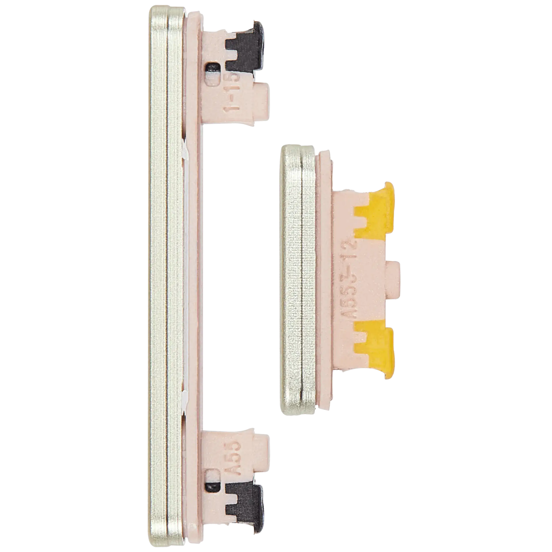 Replacement Hard Buttons (Power / Volume) Compatible For Samsung Galaxy A55 5G (A556 / 2024) (Premium)(Lemon)