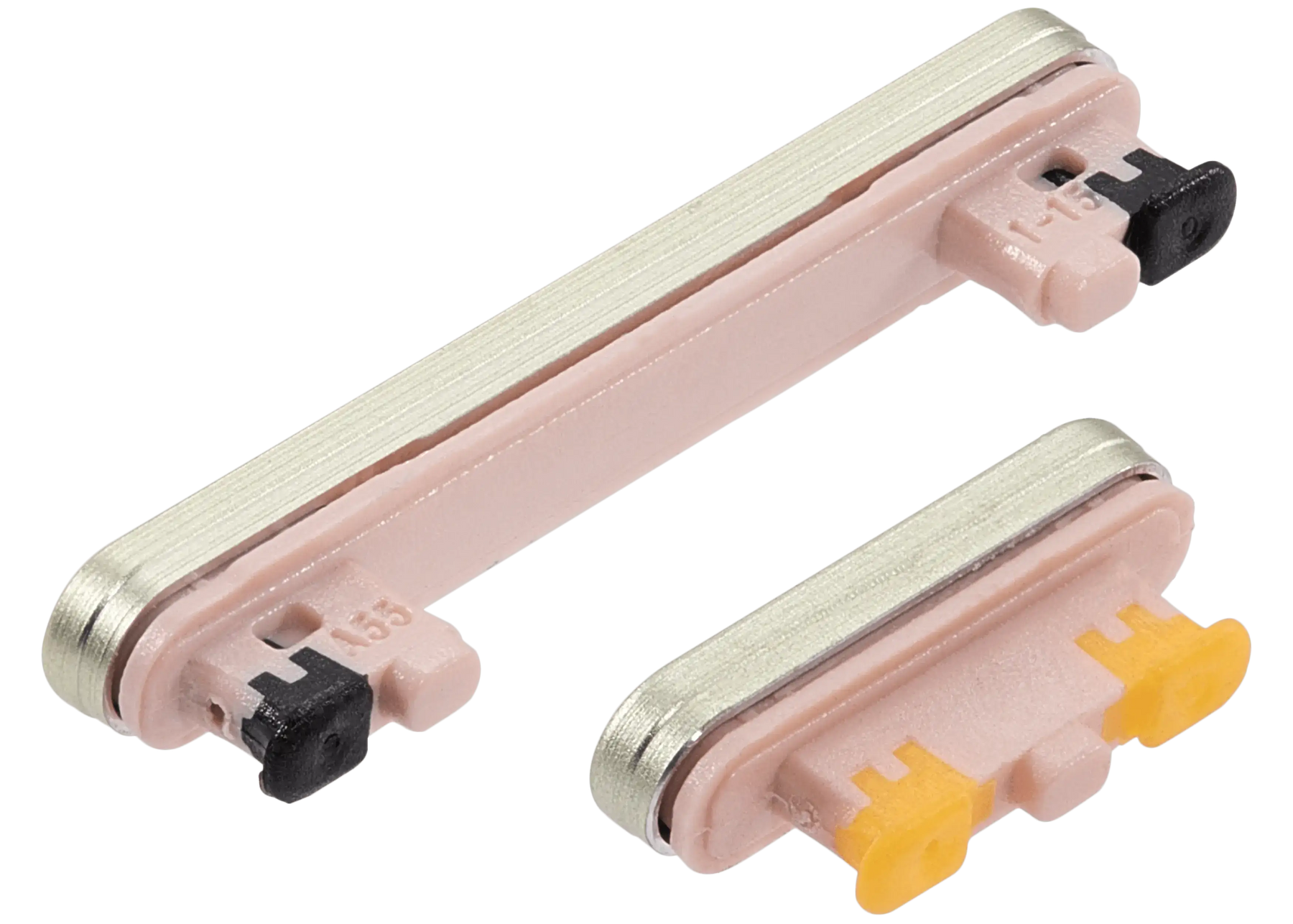 Replacement Hard Buttons (Power / Volume) Compatible For Samsung Galaxy A55 5G (A556 / 2024) (Premium)(Lemon)