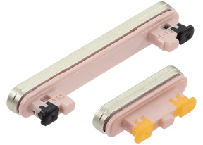 Replacement Hard Buttons (Power / Volume) Compatible For Samsung Galaxy A55 5G (A556 / 2024) (Premium)(Lemon)