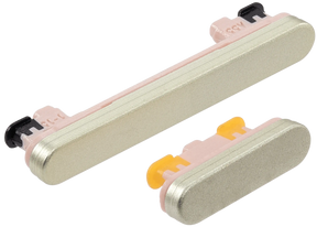 Replacement Hard Buttons (Power / Volume) Compatible For Samsung Galaxy A55 5G (A556 / 2024) (Premium)(Lemon)