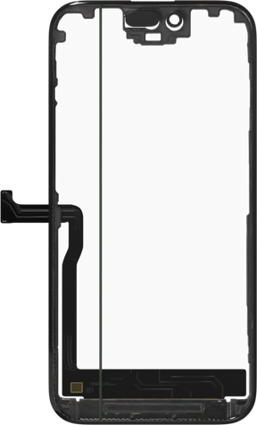3 in 1 (Glass With OCA Pre-Installed + Frame) Compatible For iPhone 15 Pro (OCA Master)