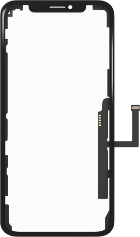 4 in 1 (Glass With OCA Pre-Installed + Frame + Digitizer ) Compatible For iPhone XR (OCA Master)