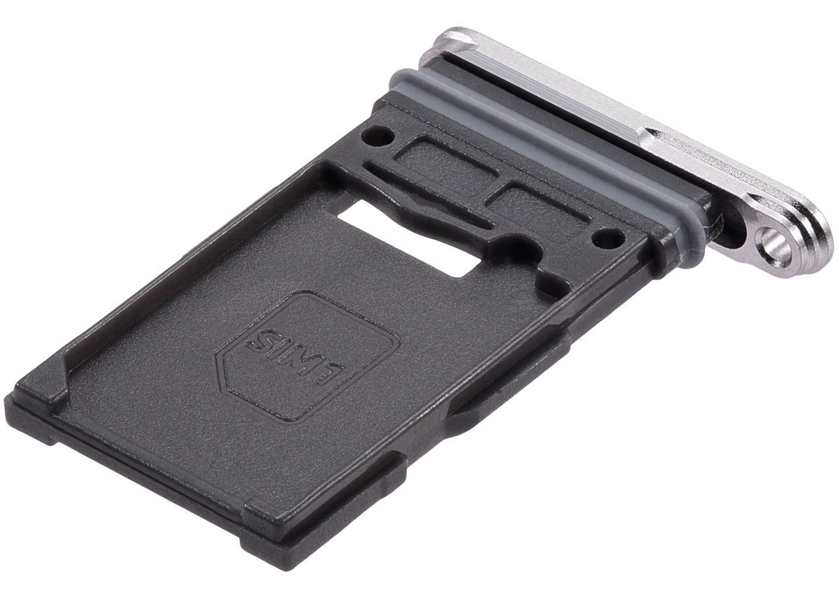 Single Sim Card Tray Compatible For Samsung Galaxy S24 FE 5G (Premium) (Gray)