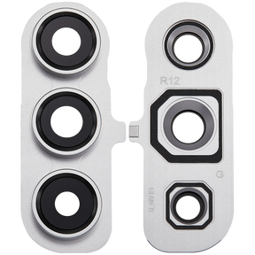 Back Camera Lens With Cover Bezel Ring Compatible For Samsung Galaxy S24 FE 5G (White)