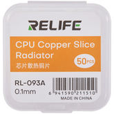 RL-093A Chip Heat Sink Copper Sheet / 0.1MM (50 Pack) (Relife)