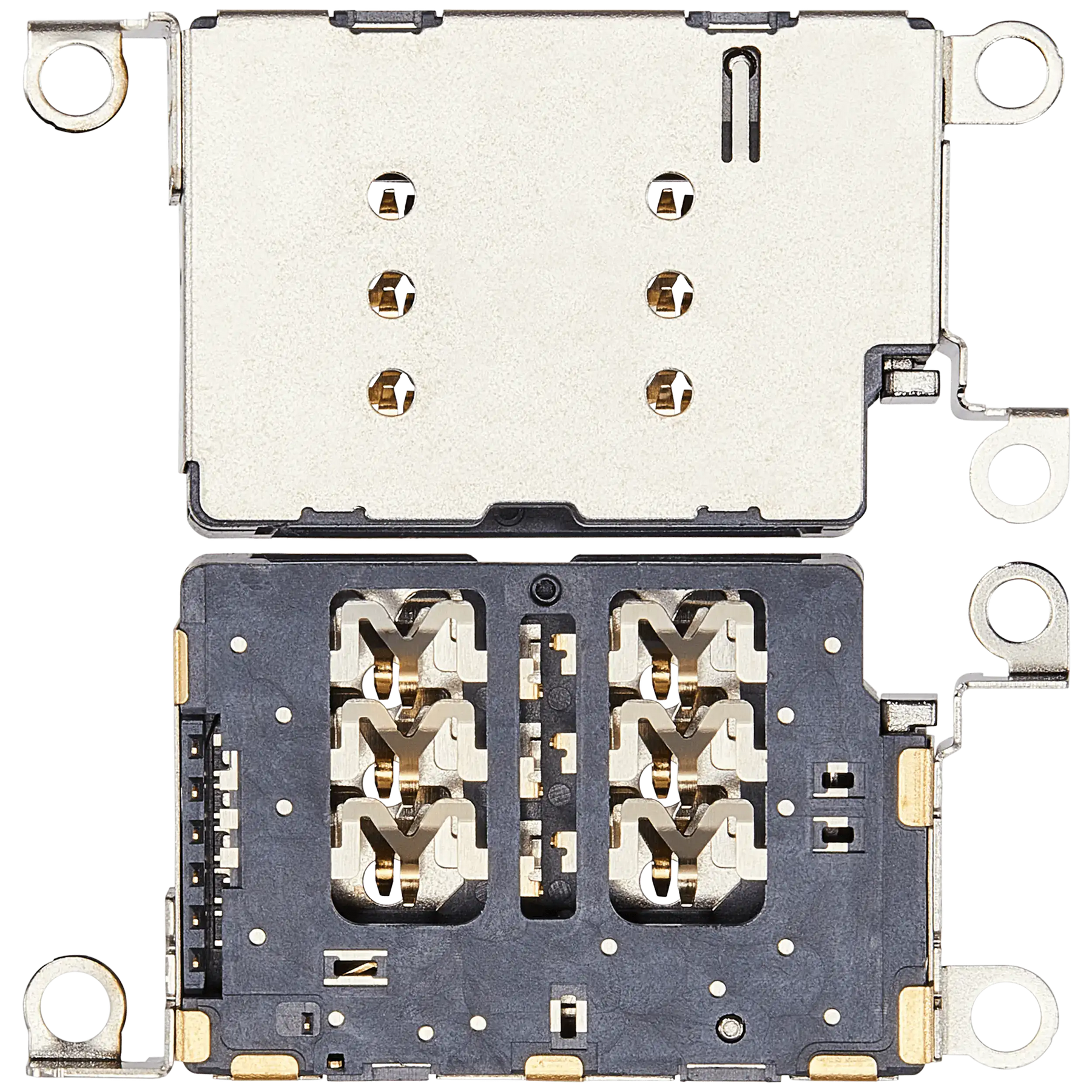 Dual Sim Card Reader Compatible For iPhone 16 / 16 Plus