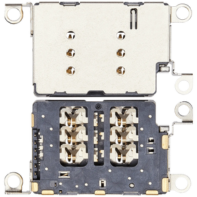 Dual Sim Card Reader Compatible For iPhone 16 / 16 Plus