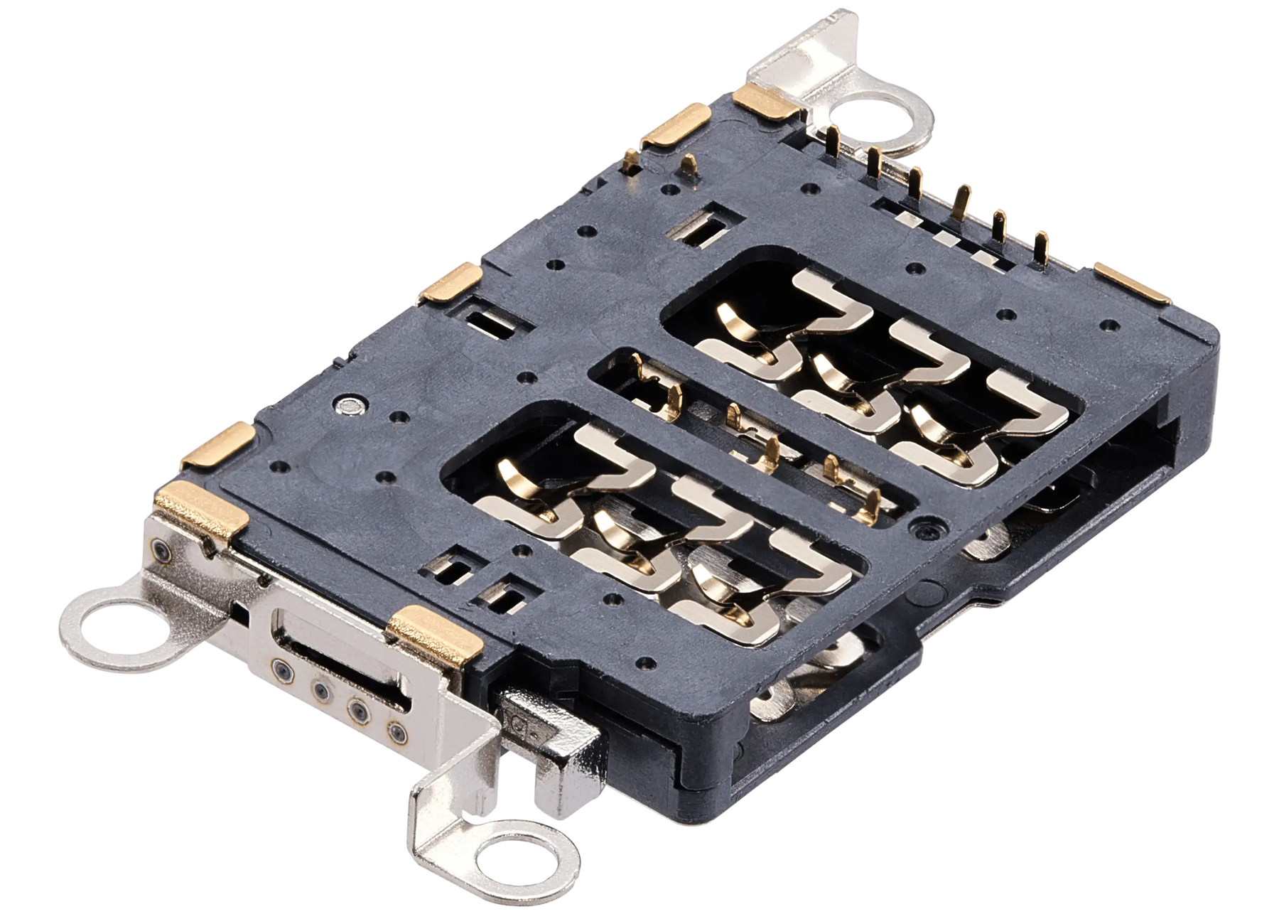 Dual Sim Card Reader Compatible For iPhone 16 / 16 Plus