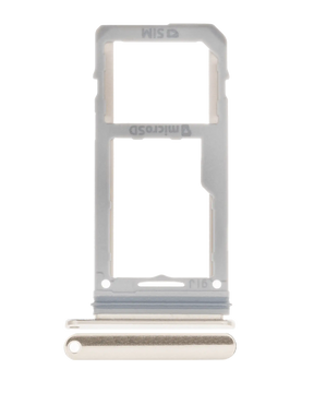 Single Sim Card Tray Compatible For Samsung Galaxy Note 8 Replacement (Maple Gold)