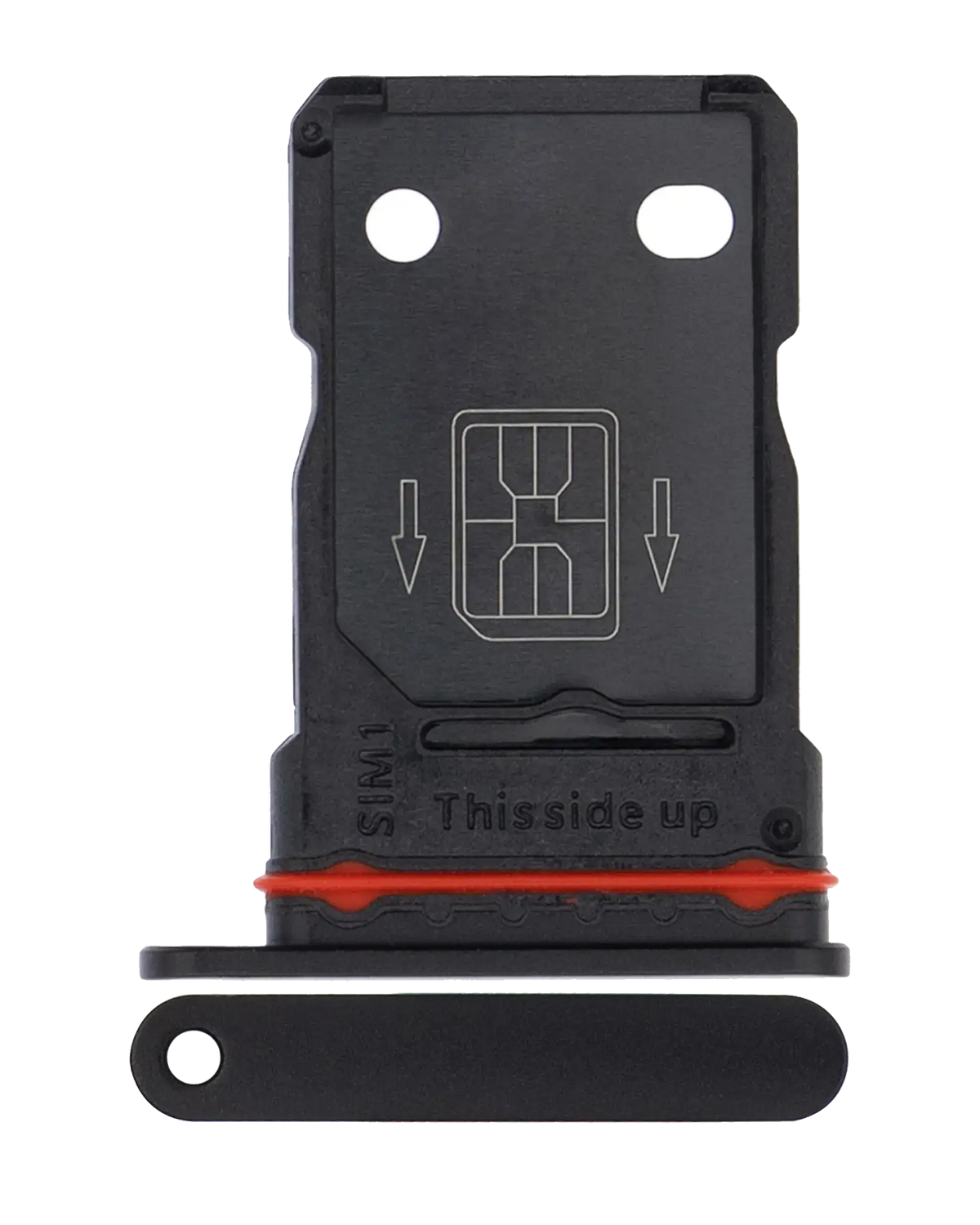 Replacement Dual Sim Card Tray Compatible For OnePlus 9 Pro (Stellar Black)
