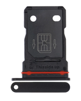 Replacement Dual Sim Card Tray Compatible For OnePlus 9 Pro (Stellar Black)