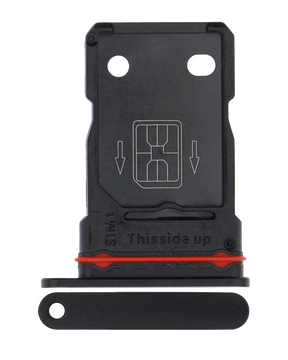 Replacement Dual Sim Card Tray Compatible For OnePlus 9 Pro (Stellar Black)