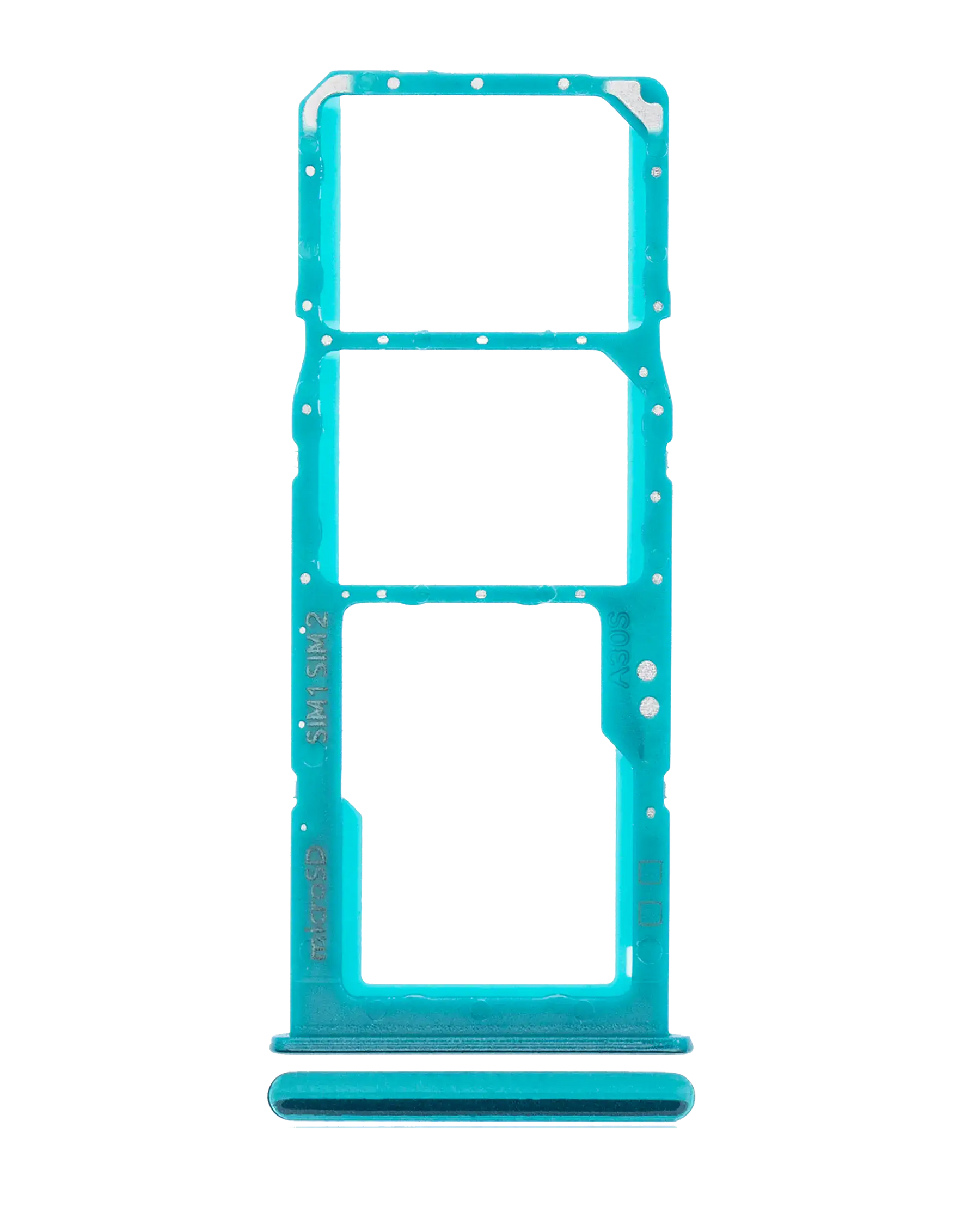 Dual Sim Card Tray Compatible For Samsung Galaxy A30S (A307 / 2019) (Green)