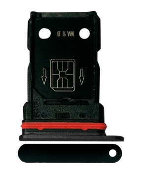 Dual Sim Card Tray Compatible For OnePlus 8 Replacement  (Onyx Black)