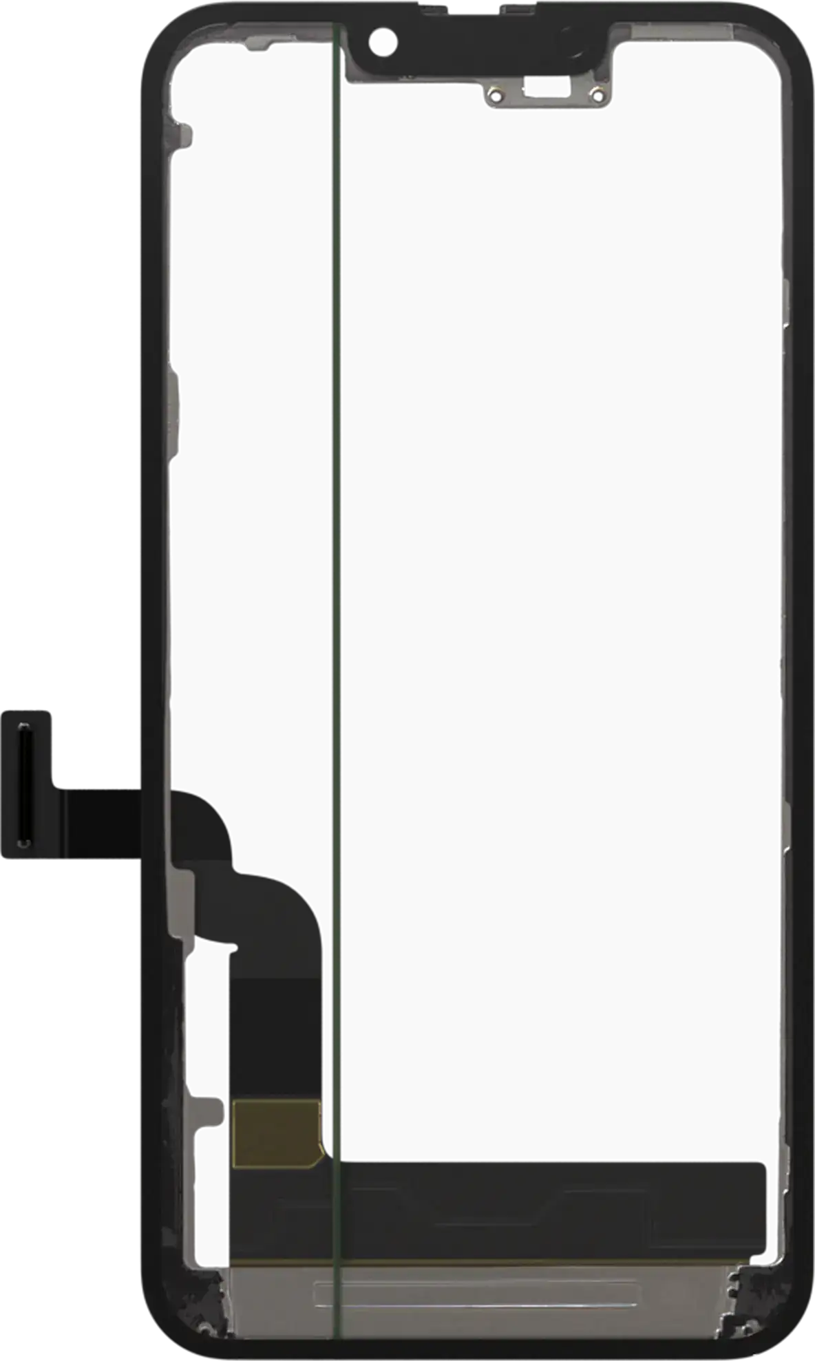 3 in 1 (Glass With OCA Pre-Installed + Frame) Compatible For iPhone 13 (OCA Master)