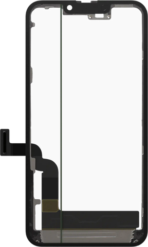 3 in 1 (Glass With OCA Pre-Installed + Frame) Compatible For iPhone 13 (OCA Master)