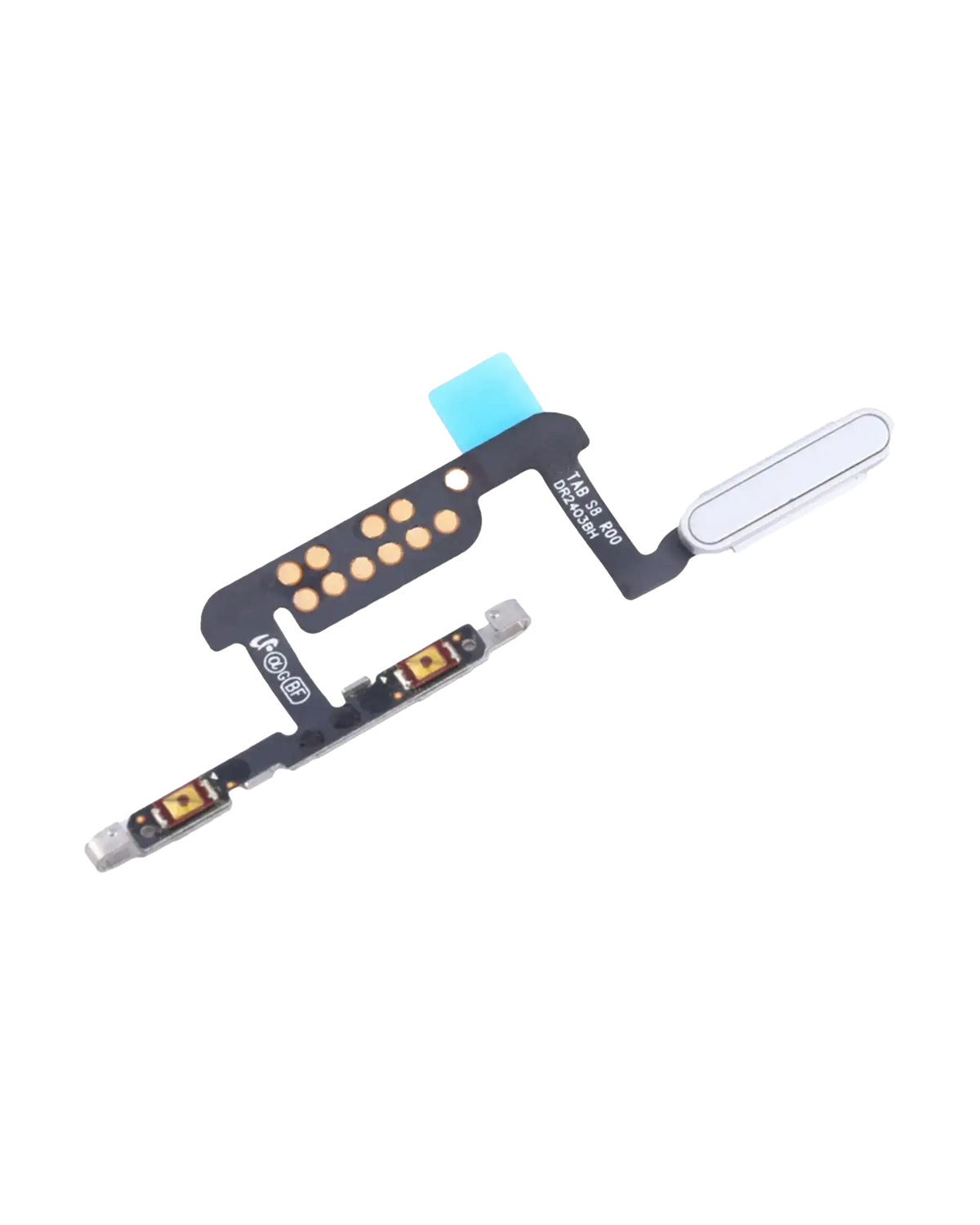 Fingerprint Sensor Cable With Flex Compatible For Samsung Galaxy Tab S8 (X700 / X706) (2022) (Silver)