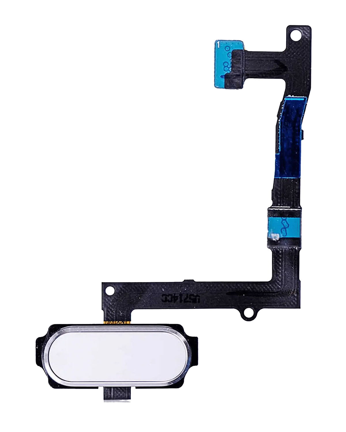 Replacement Home Button With Flex Cable Compatible For Samsung Galaxy S6 Edge Plus (White Pearl)