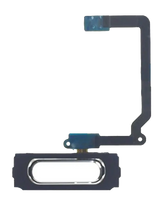 Home Button With Flex Cable Replacement Compatible For Samsung Galaxy S5 (White)
