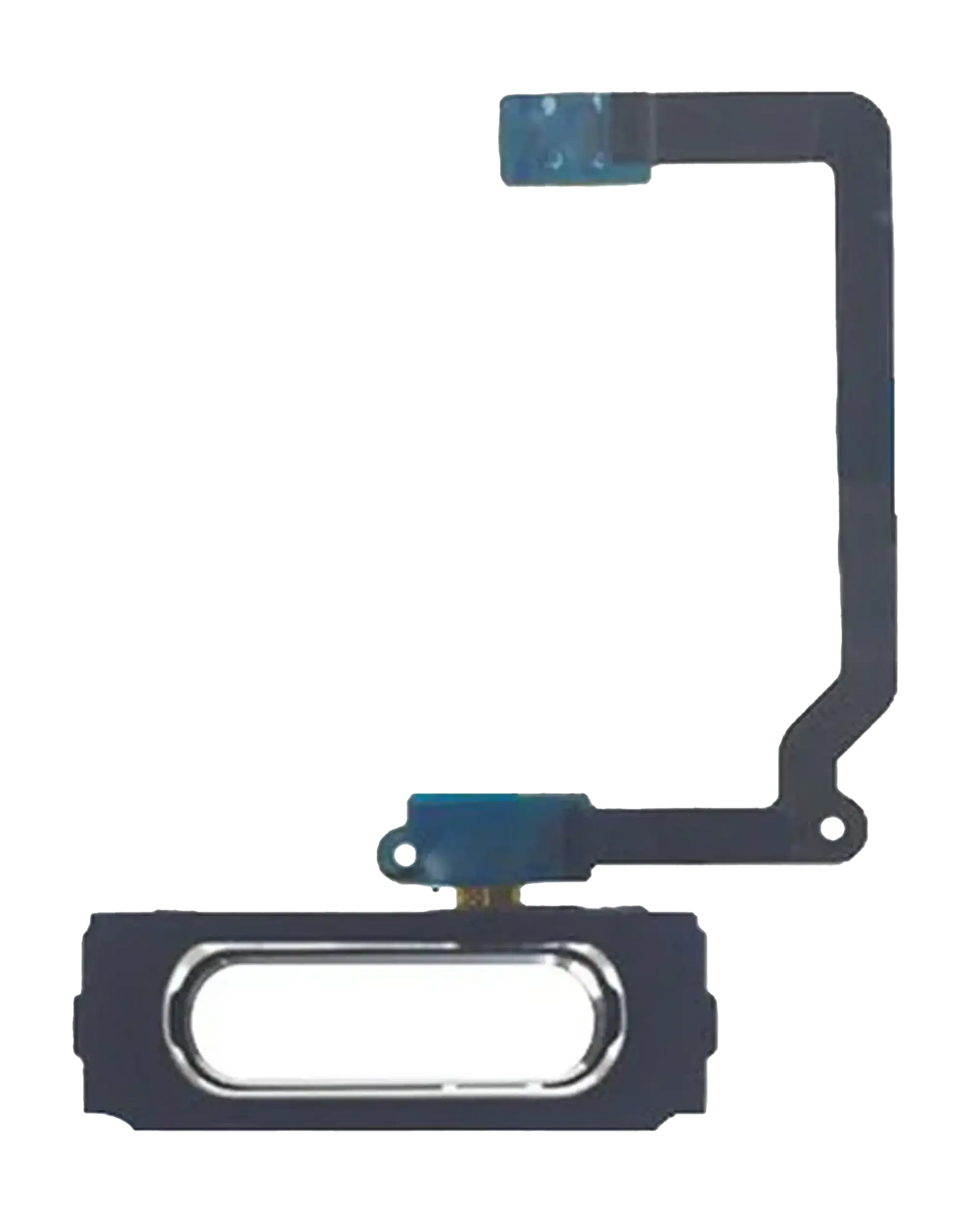 Home Button With Flex Cable Replacement Compatible For Samsung Galaxy S5 (White)
