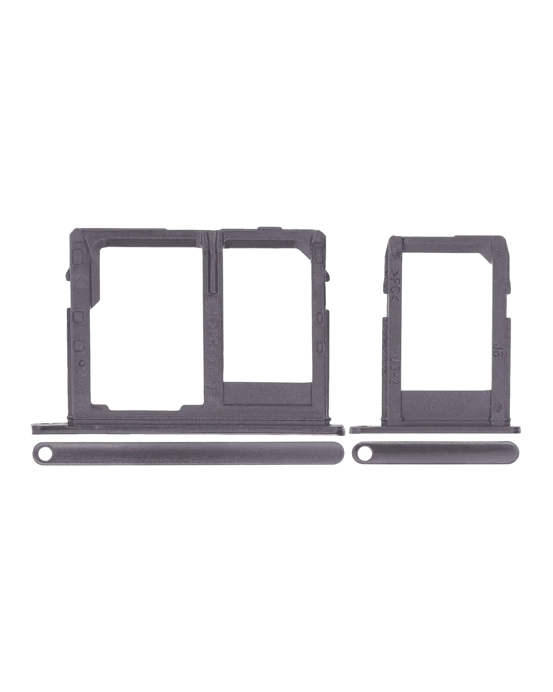 Sim Card Tray Compatible For Samsung Galaxy J8 (J810 / 2018) (Purple) (2 Piece Set)