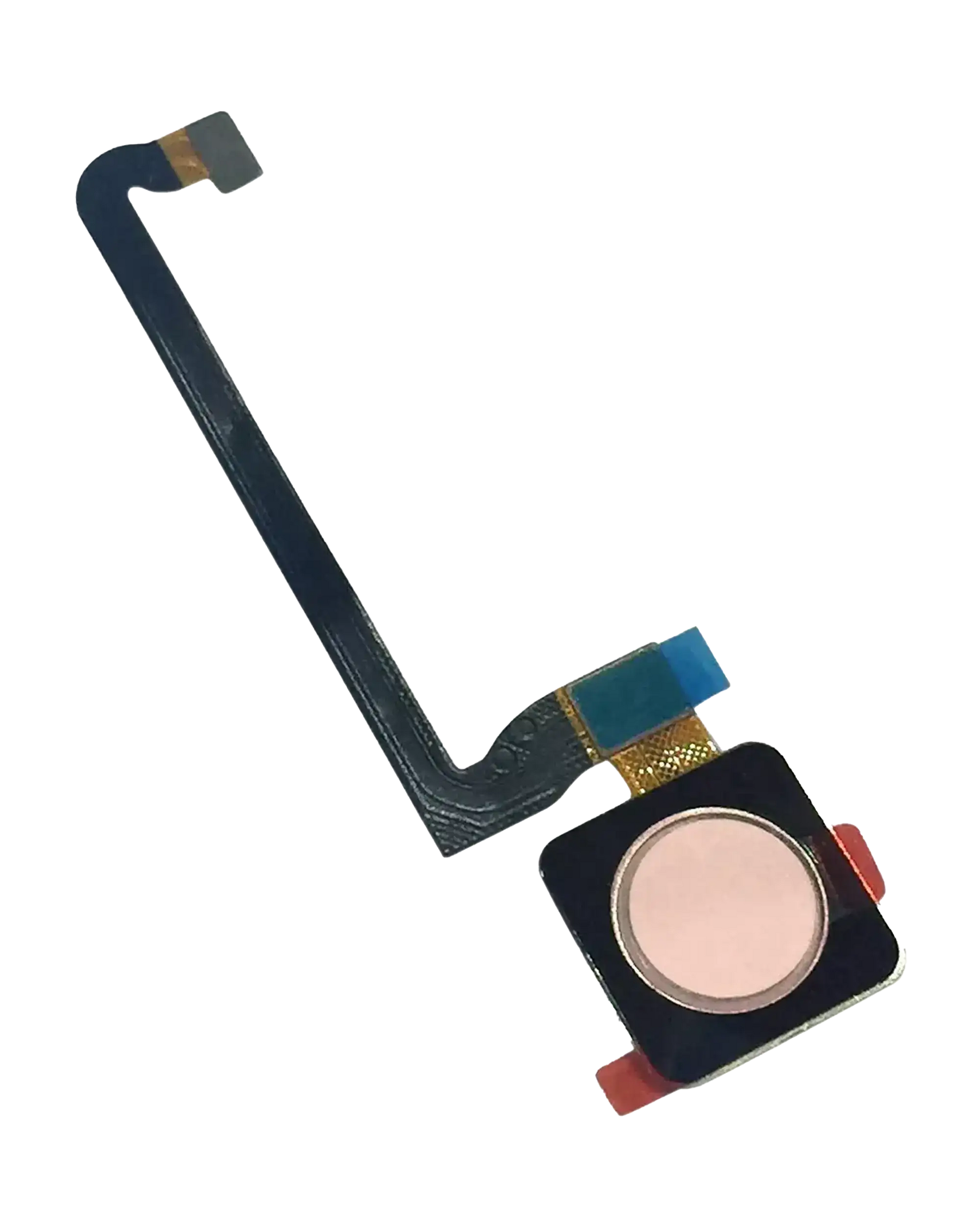 Home Button With Fingerprint Sensor Compatible For Google Pixel 3 Replacement (Pink)