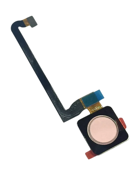 Home Button With Fingerprint Sensor Compatible For Google Pixel 3 Replacement (Pink)