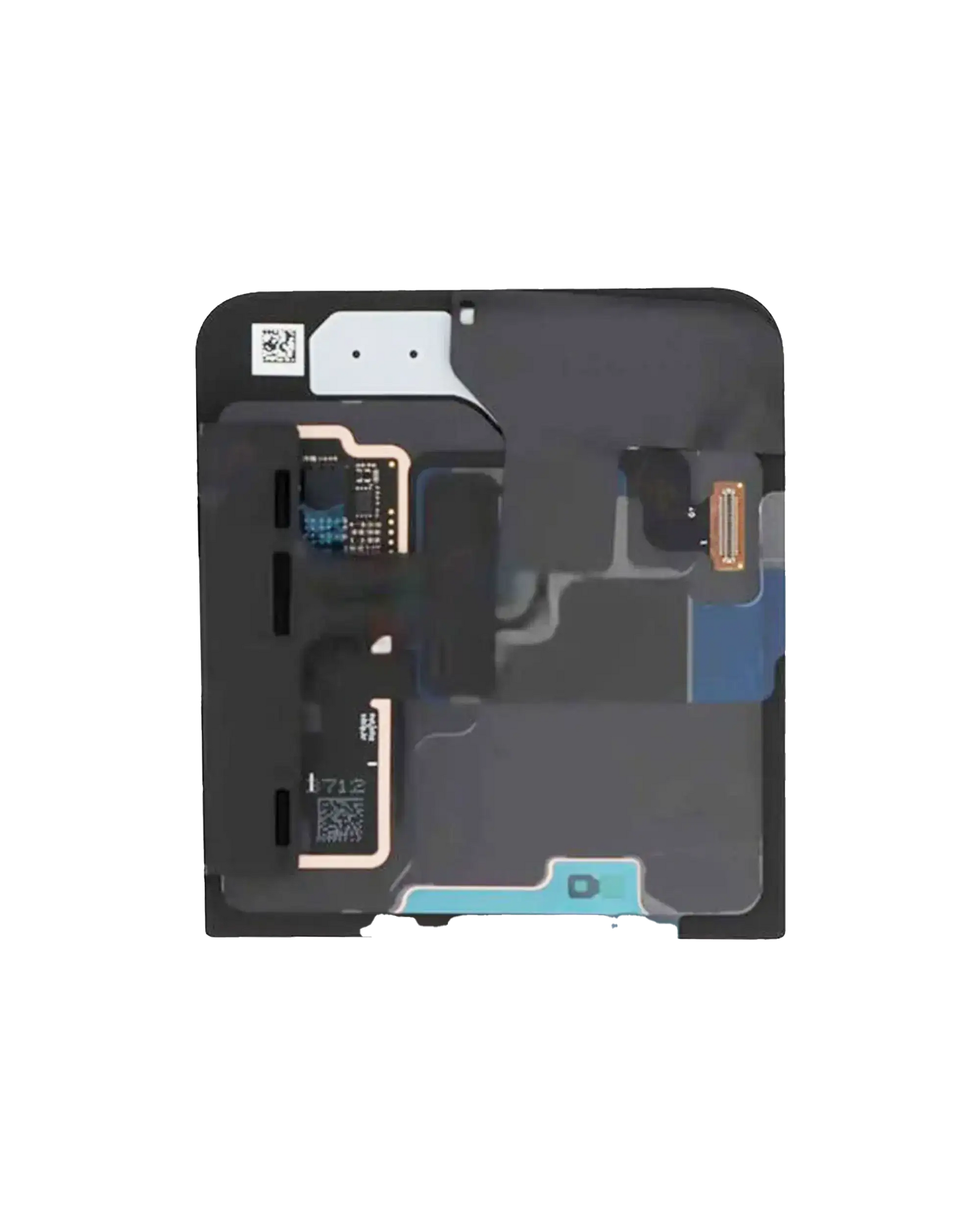 Outer OLED Assembly Compatible For Samsung Galaxy Z Flip 5 5G (US & International) (Used OEM Pull: Grade B/C) (Graphite)