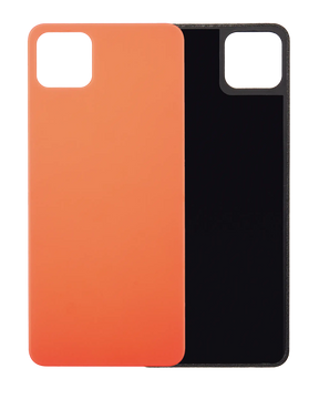 Back cover Glass Compatible For Google Pixel 4 XL Replacement  (Oh So Orange)