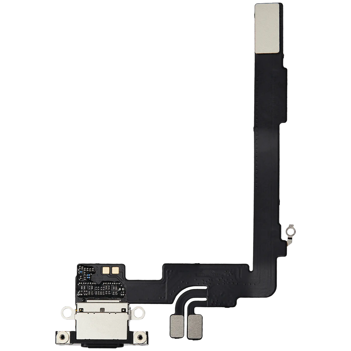 Charging Port Flex Cable Compatible For iPhone 16 Pro Max (Aftermarket Plus) (Black Titanium)