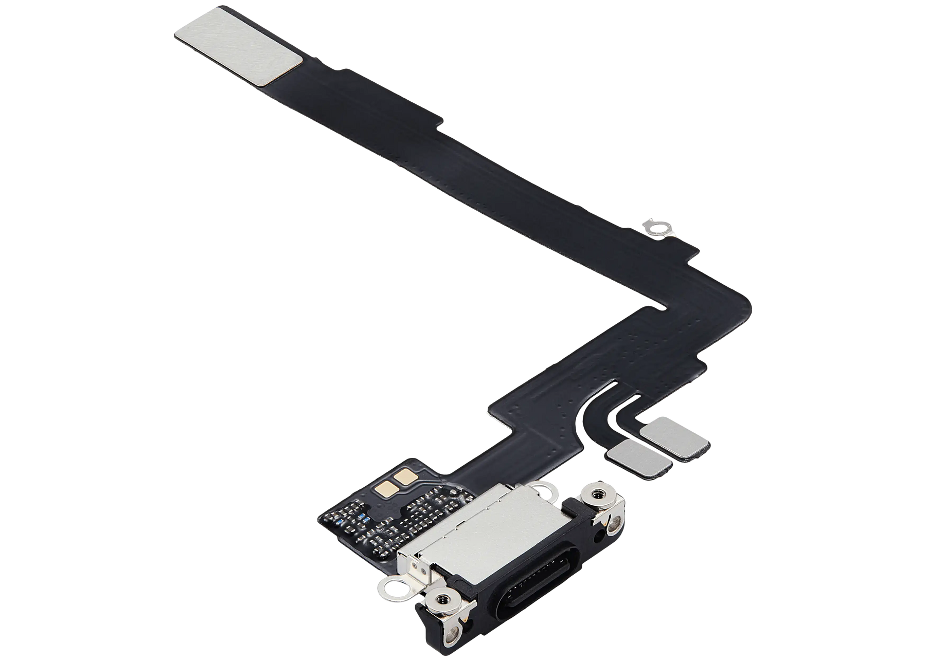Charging Port Flex Cable Compatible For iPhone 16 Pro Max (Aftermarket Plus) (Black Titanium)