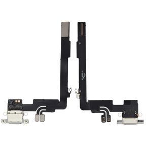 Charging Port Flex Cable Compatible For iPhone 16 Pro Max (Aftermarket Plus) (White Titanium)